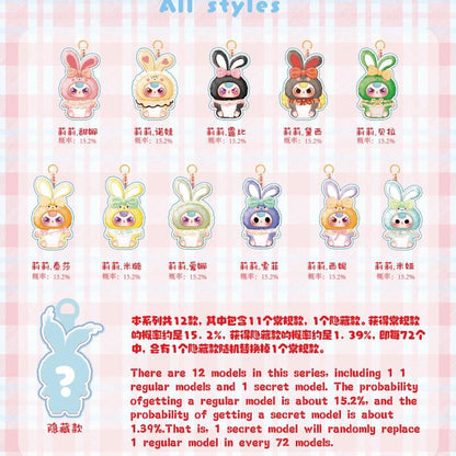 Baby Three Lily Rabbit Town V2 Series Plush Dolls