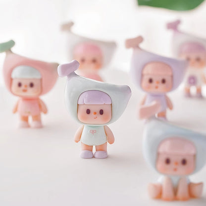 Buer Banana Hi Friends Series Mini Beans Figures