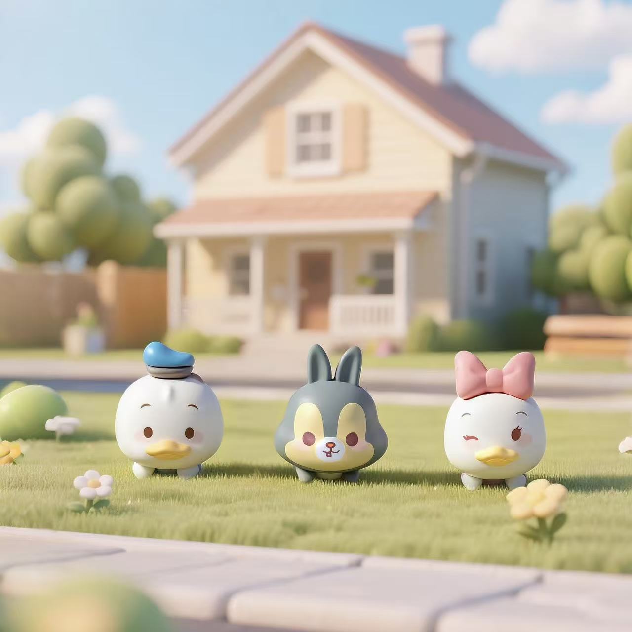 DSN Classic Characters Lie Down Series Mini Beans Figures