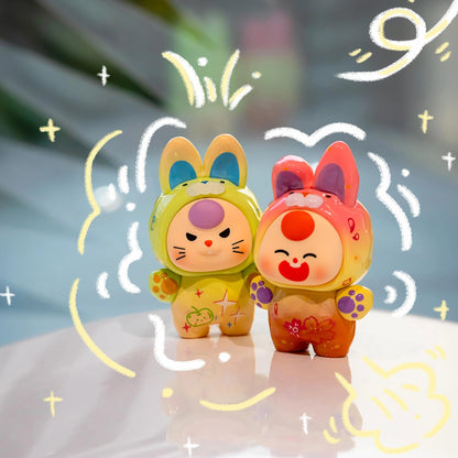 Baby Three Dopamine Rabbit Mini Beans Series Figures