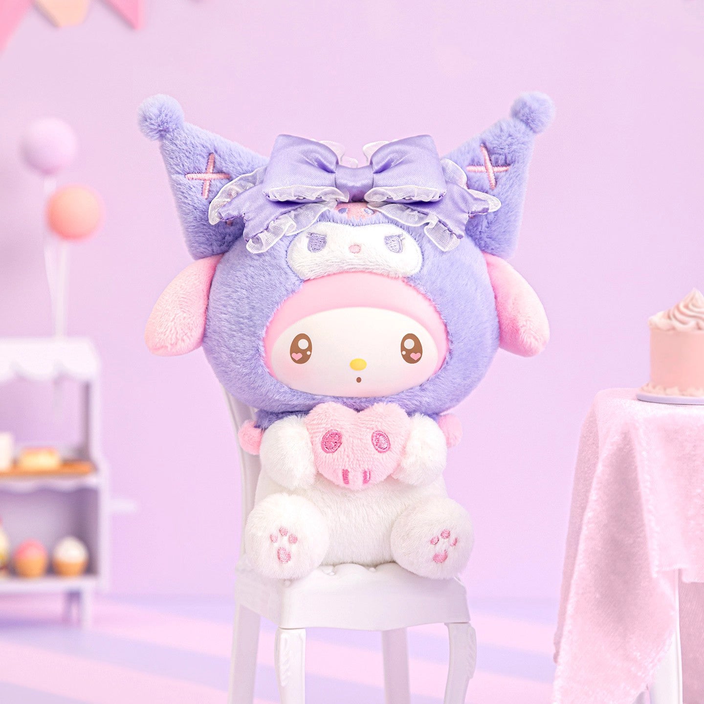 SRO Kuromi Party Series Plush Pendant Dolls