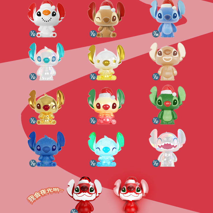 Stitch Variety Mini Beans V3 Christmas Series PVC Figures