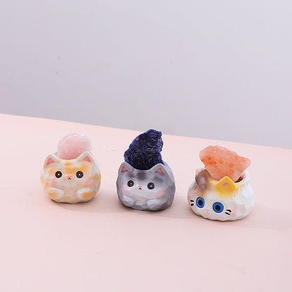 Meow Meow Little Bean Crystal Series Figures