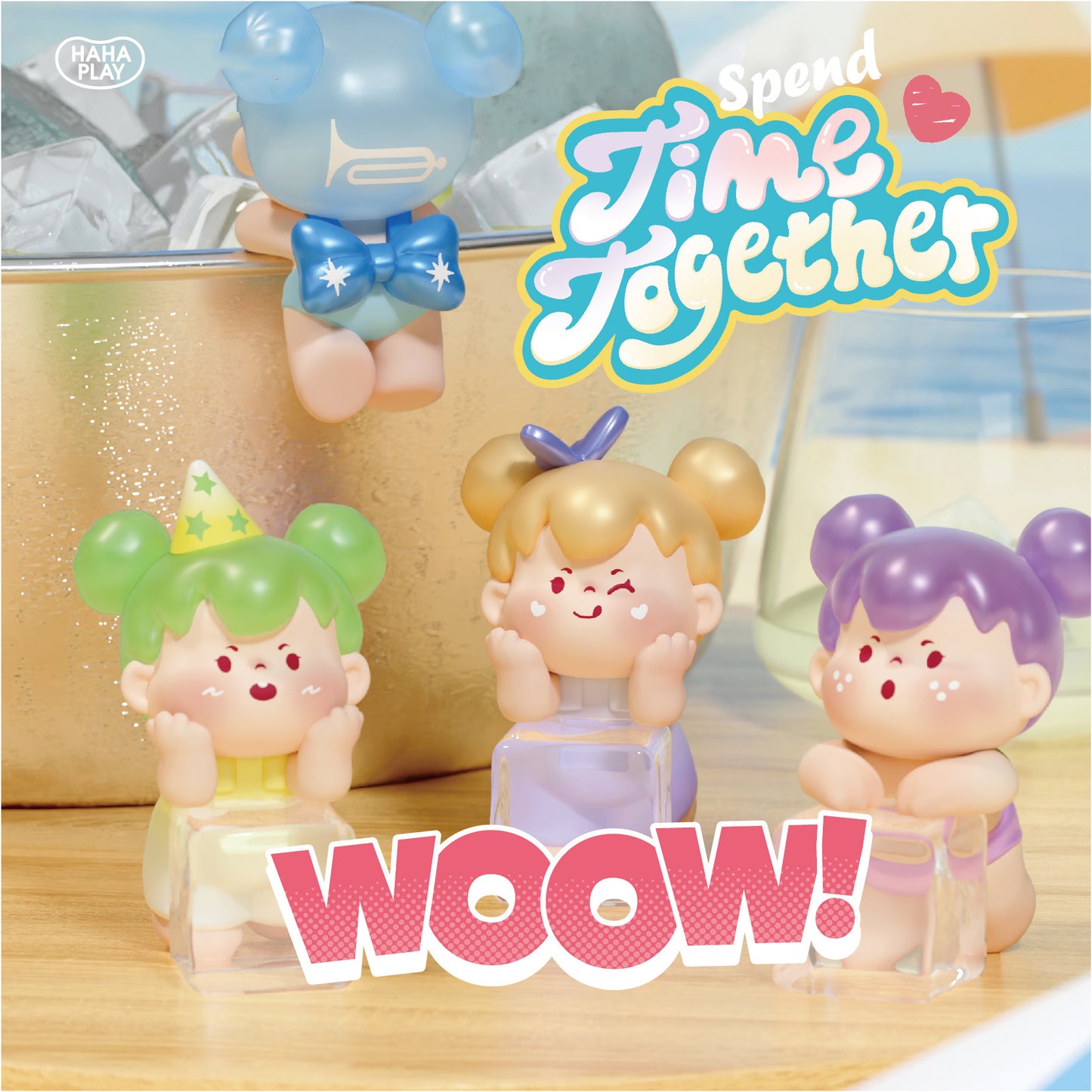 WOOW Spending Time Together Series Mini Beans Figures