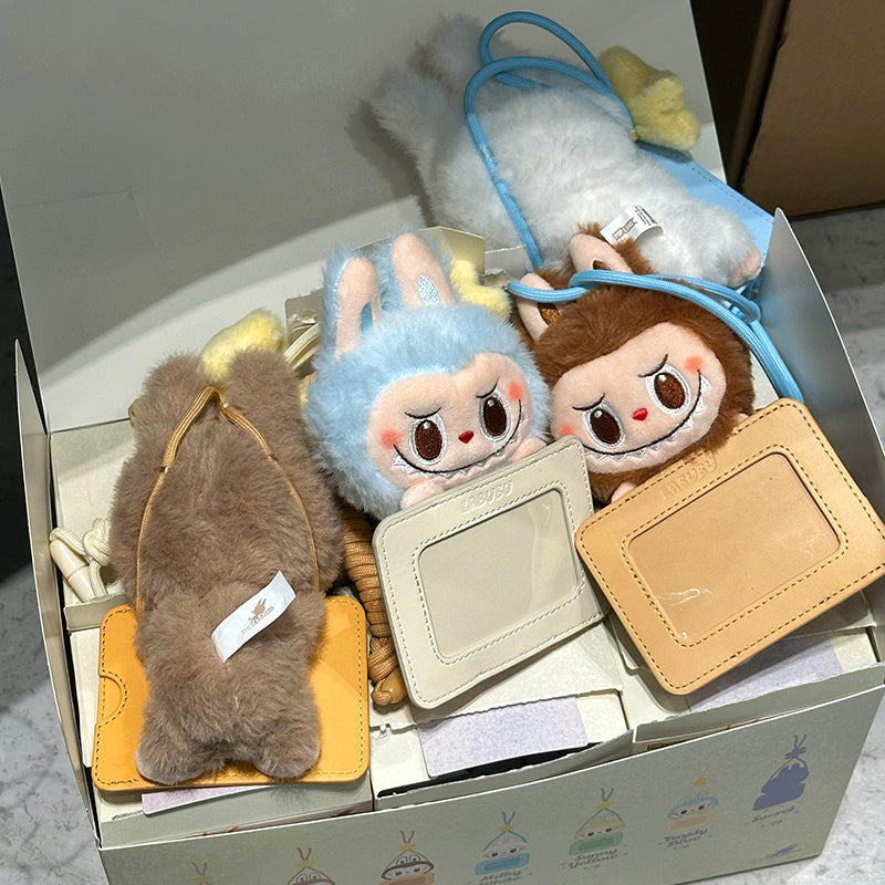 LABUBU Twinkly Fairy Tale Series-Sparkly Surprise Plush Card Holder Dolls