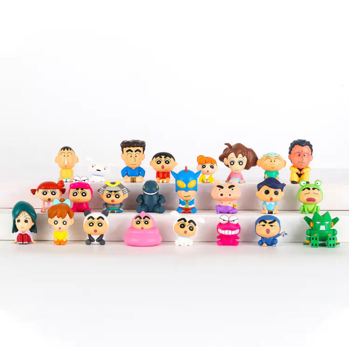 Crayon Shin-chan Mini Beans Sit Series PVC Figures