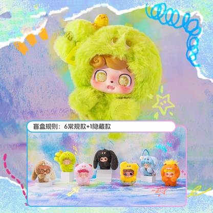 Q.Kid Emotional Hairy Monster Series Plush Dolls