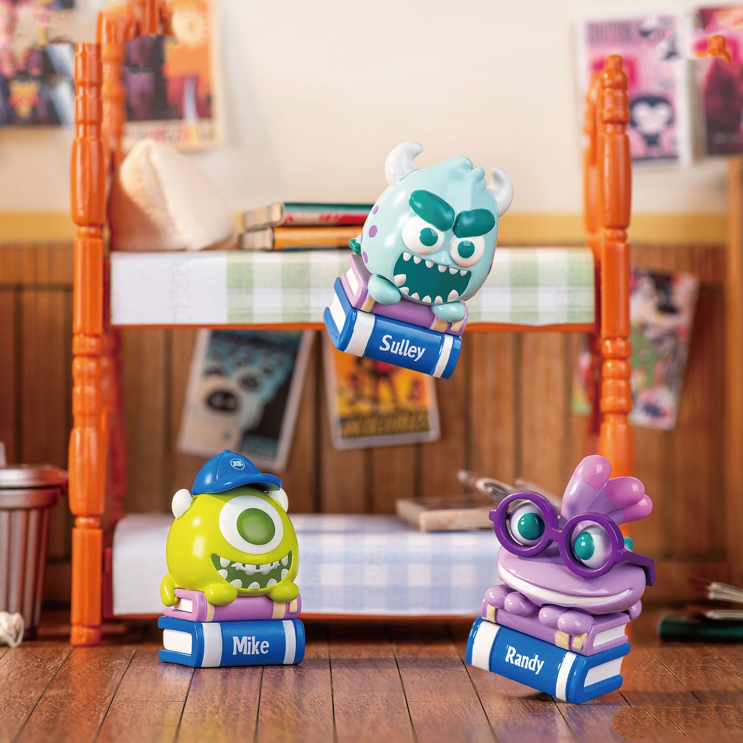 DSN PIXAR Monsters University Mini Beans Series PVC Figures