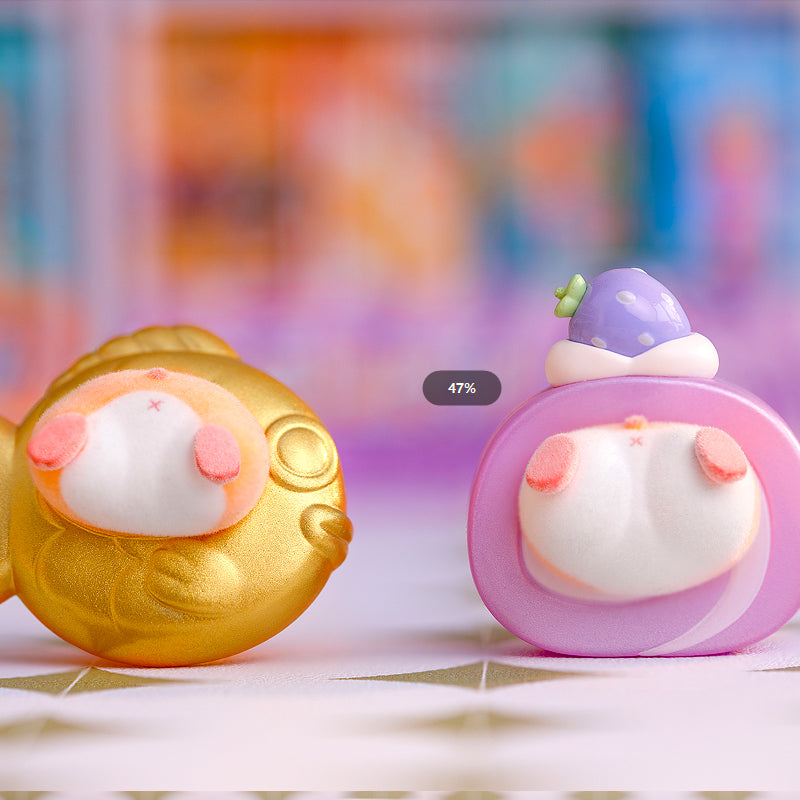 【BOGO】Rich Hamster Wants To Stick With You Mini Beans Series PVC Figures