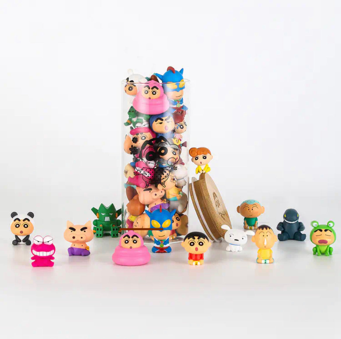 Crayon Shin-chan Mini Beans Sit Series PVC Figures