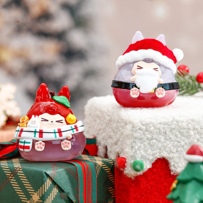 RABBIT KlKl Warm Christmas Series Figures