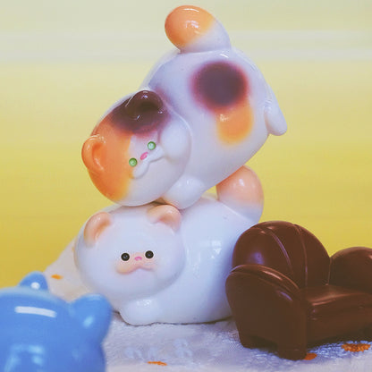 Meichai Mini Beans Cat Series Figures