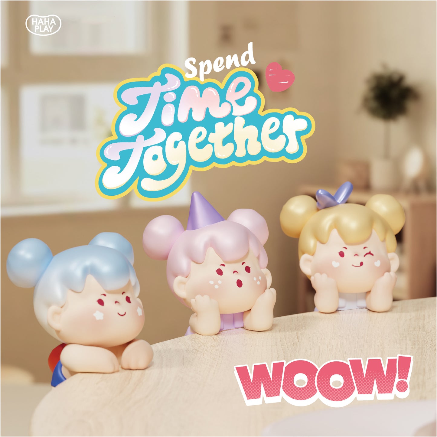 WOOW Spending Time Together Series Mini Beans Figures