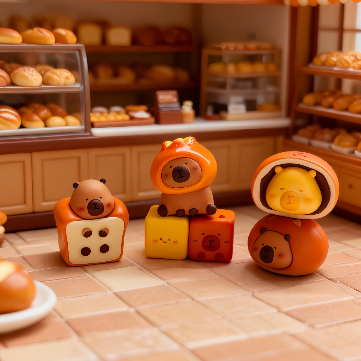Tuntunzai Bakery Series Mini Bean Figures