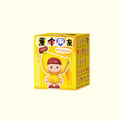 Buer Banana Hi Friends Series Mini Beans Figures