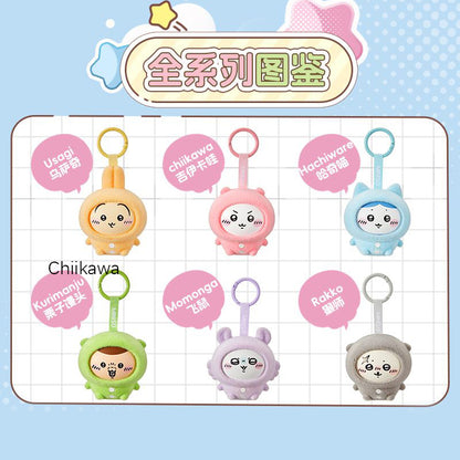 Chiikawa Pajamas Series Face-changing Plush Pendant Dolls