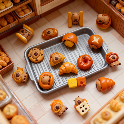 Tuntunzai Bakery Series Mini Bean Figures