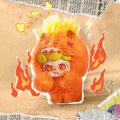 Q.Kid Emotional Hairy Monster Series Plush Dolls