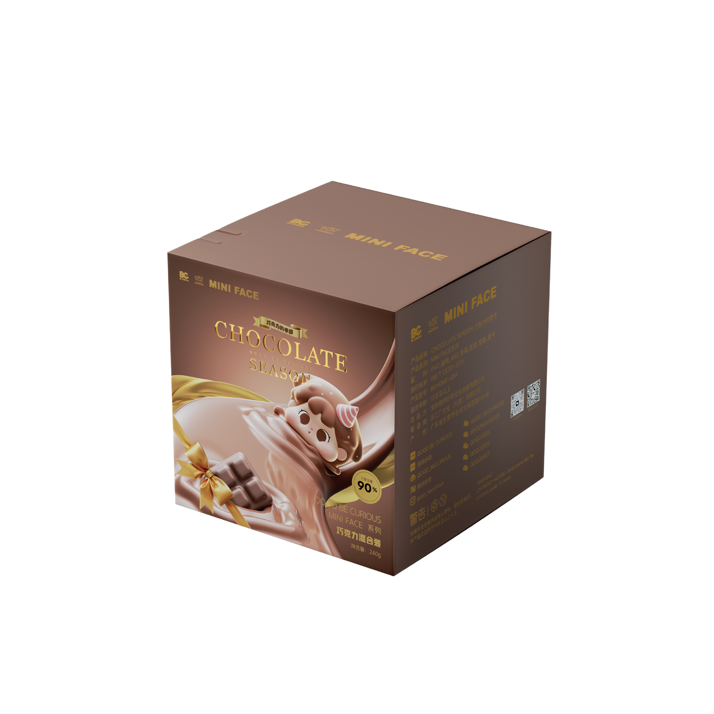 QOQO MINI FACE Chocolate Season Series Figures