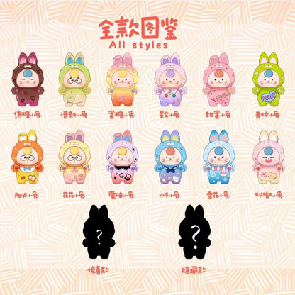 Baby Three Dopamine Rabbit Mini Beans Series Figures