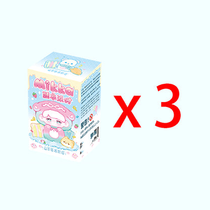 MIKKA Pajama Party Series Mini Beans Figures