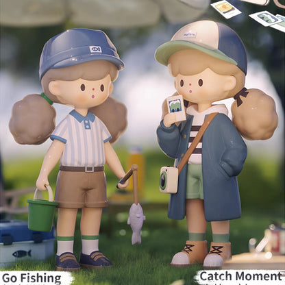 Molinta Camping Vlog Series PVC Figures