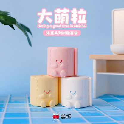 Meichai Mini Beans Bathroom Series Figures