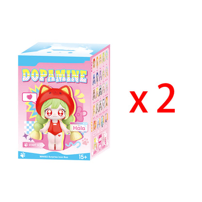 HOLA Dopamine Cat Series Mini Figures