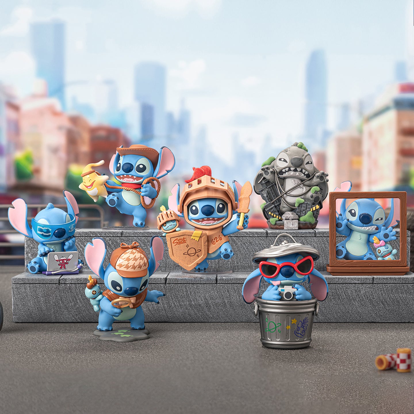 DSN Sti-tch City Adventure Series Figures