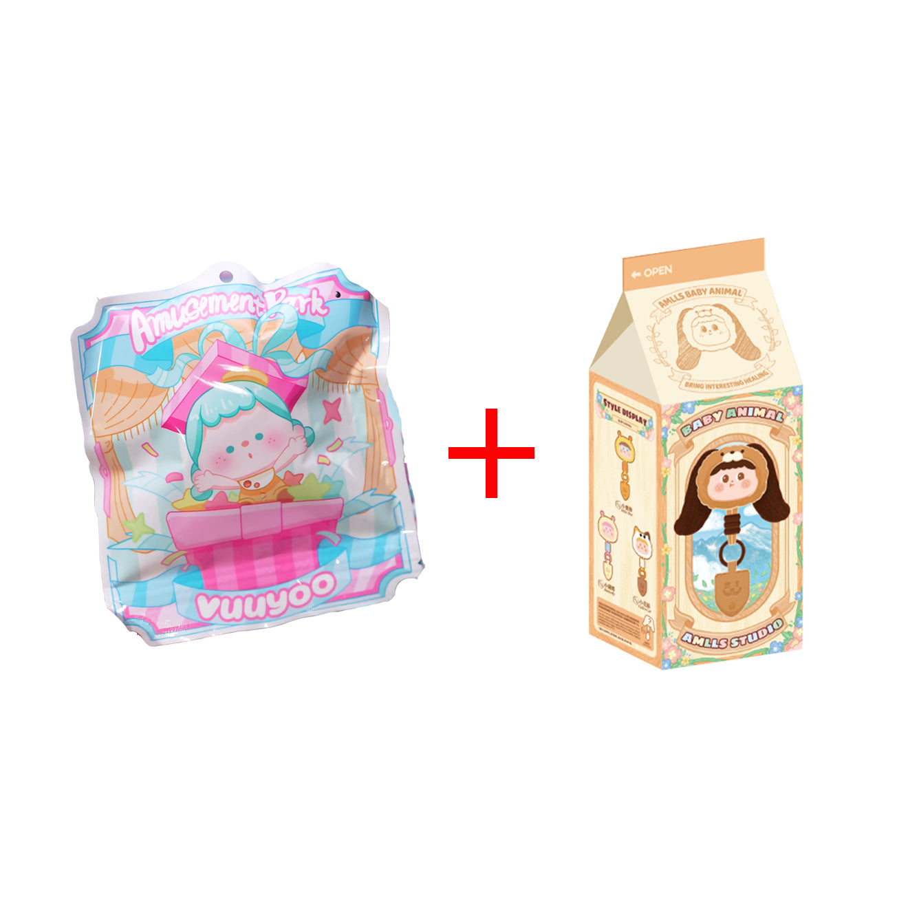 Vuuyoo Cute & Fun Amusement Park Series Mini Beans Figures