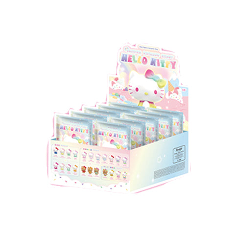 Hello-Kitty Summer Rainbow Candy Series Mini Beans Figures