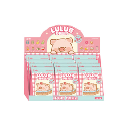 LuLu the Piggy Picnic Party Series Mini Beans Figures