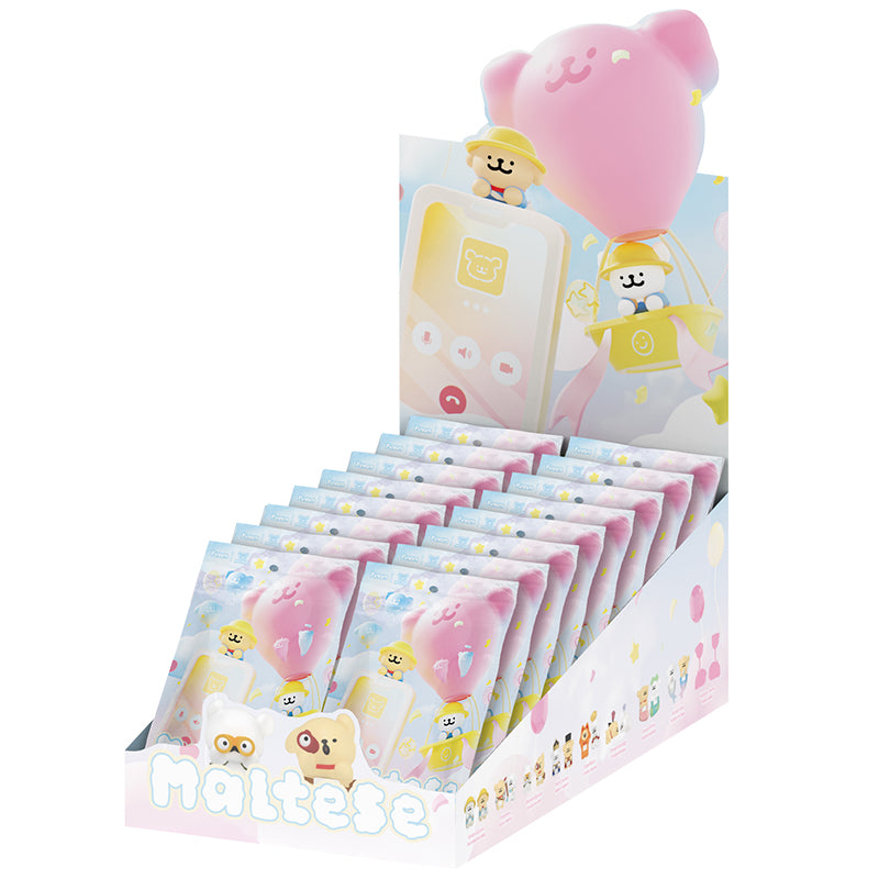 Maltese PupSnap Series Mini Beans Figures