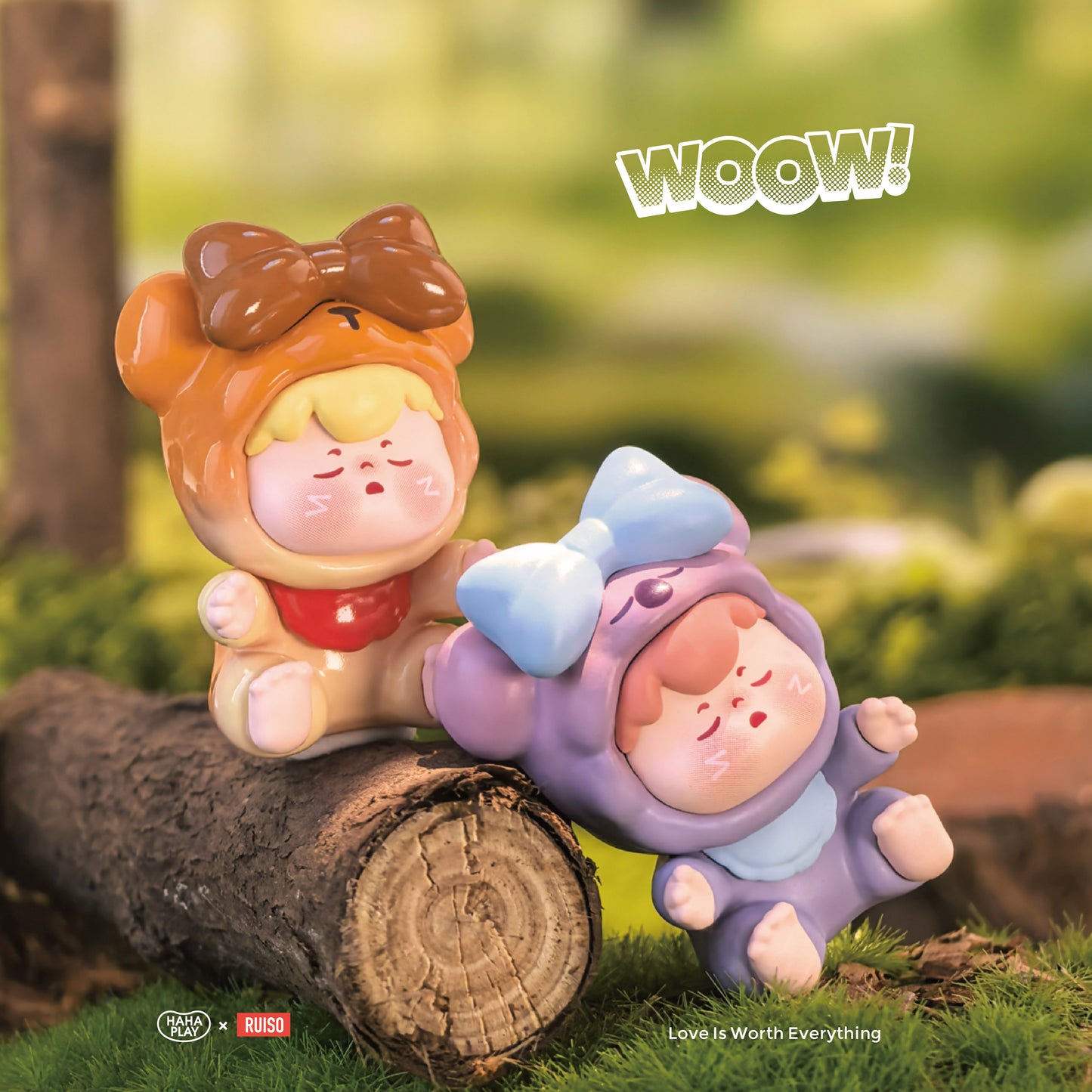 【SALE】WOOW Hugs For The Cute Zoo Series Mini Beans Figures