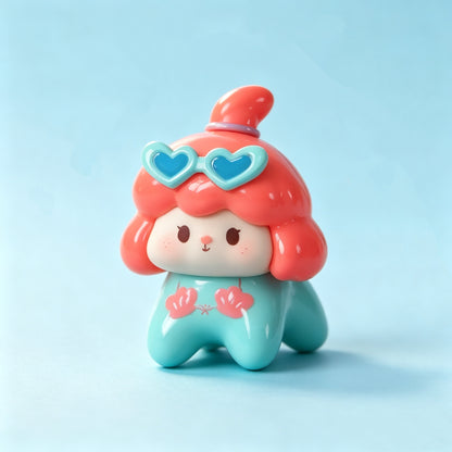 Buddy-When Summer Comes Series Mini Beans Figures