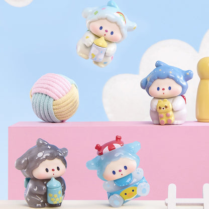 LULUDOG'S Baby Fete Series Mini Beans Figures