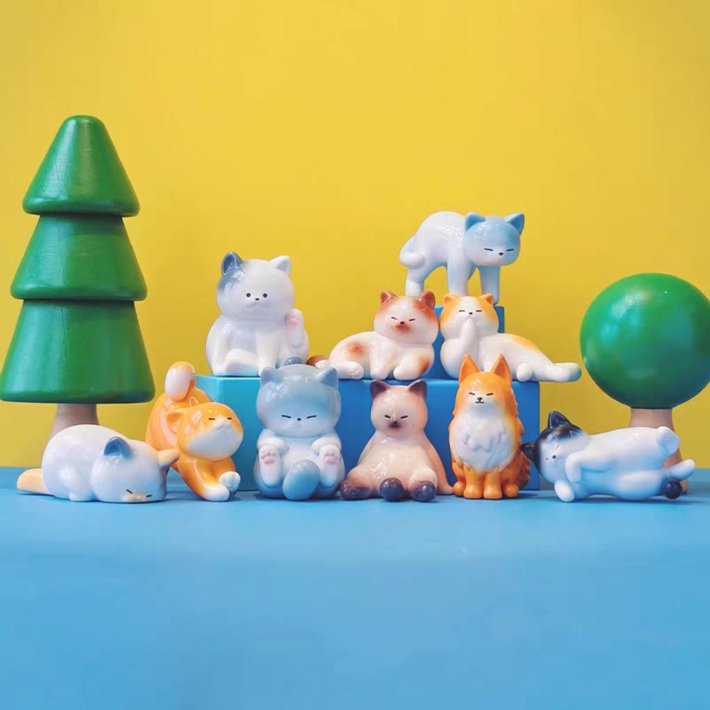 MeiChai Cat 2 Series Mini Bean Figures
