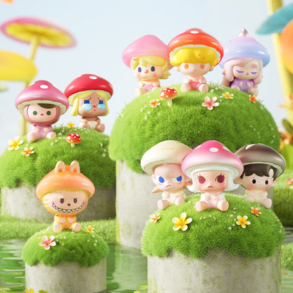 POP BEAN Mushrooms Elves Series Figures
