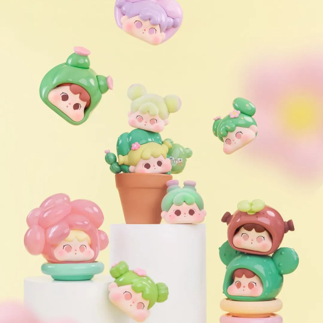 QOQO MINI FACE Succulents Story Series Figures
