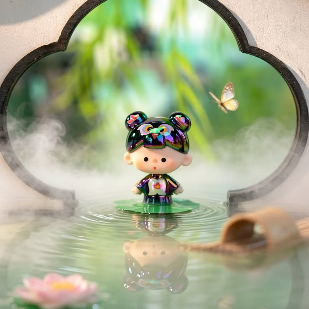 Vuuyoo - A - Scroll of Elegance  Mini Bean Figures