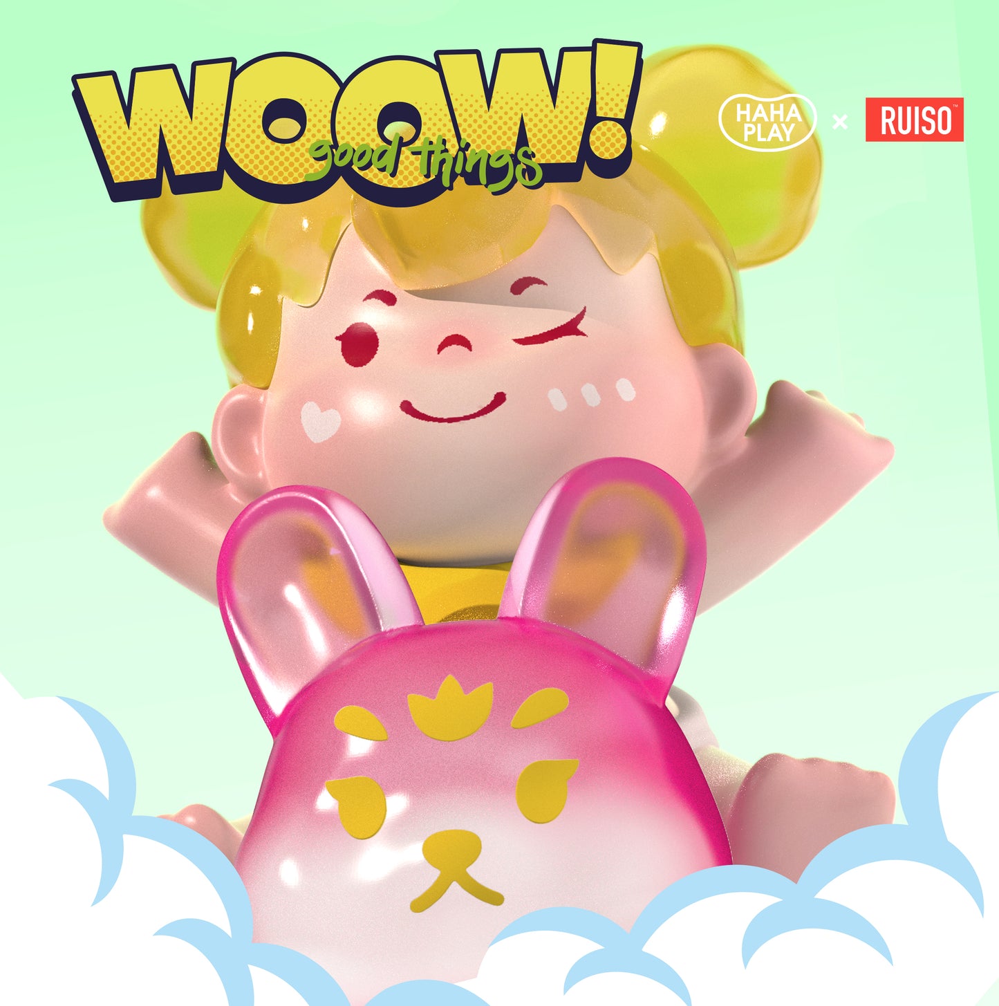 【BOGO】WOOW Have Fun Together Mini Beans Series PVC Figures