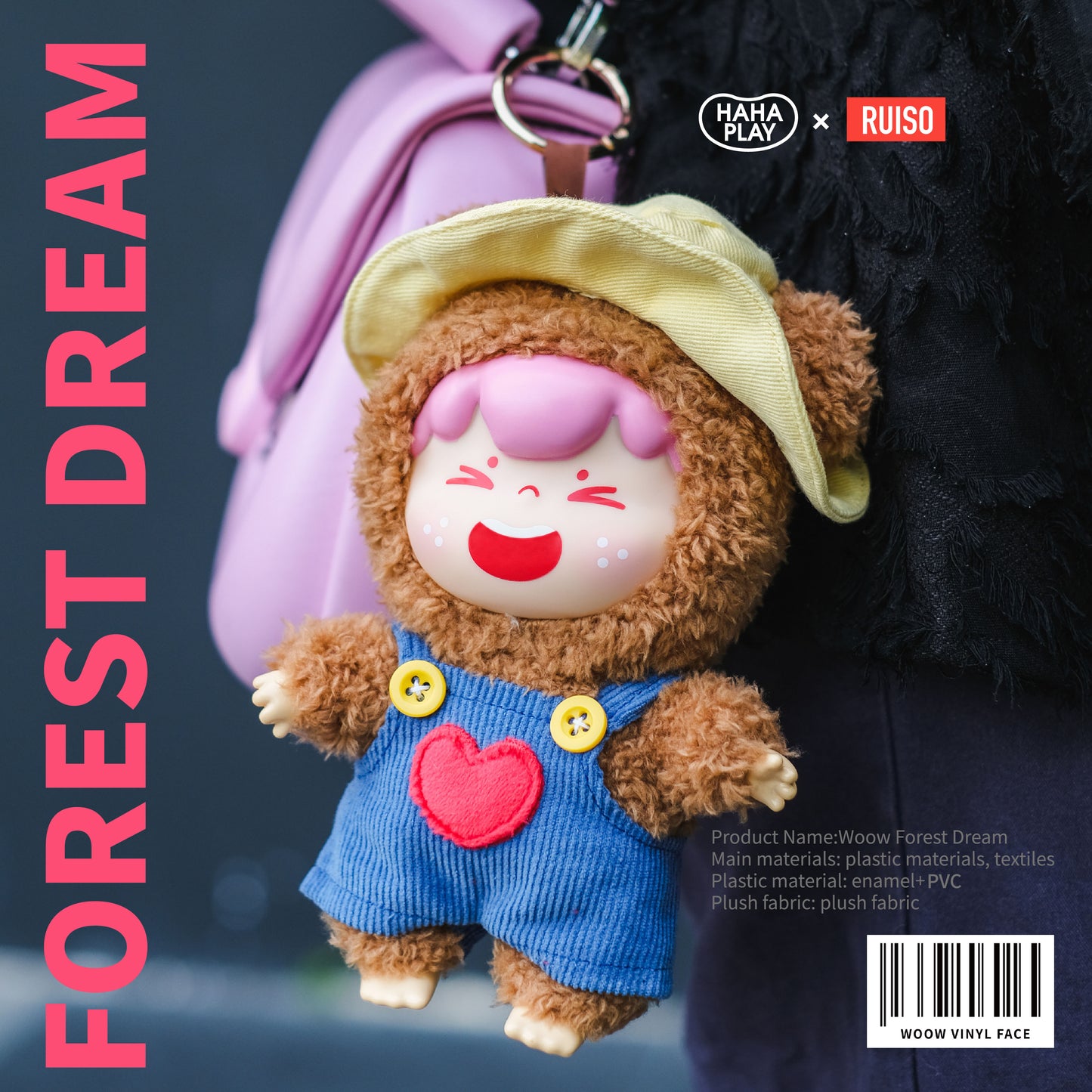 【BOGO· Christmas】WOOW Forest Dream Vinyl Face Series Plush Dolls