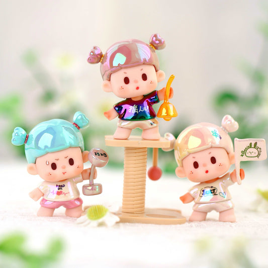 Buer Shake Person Series Mini Bean Figures