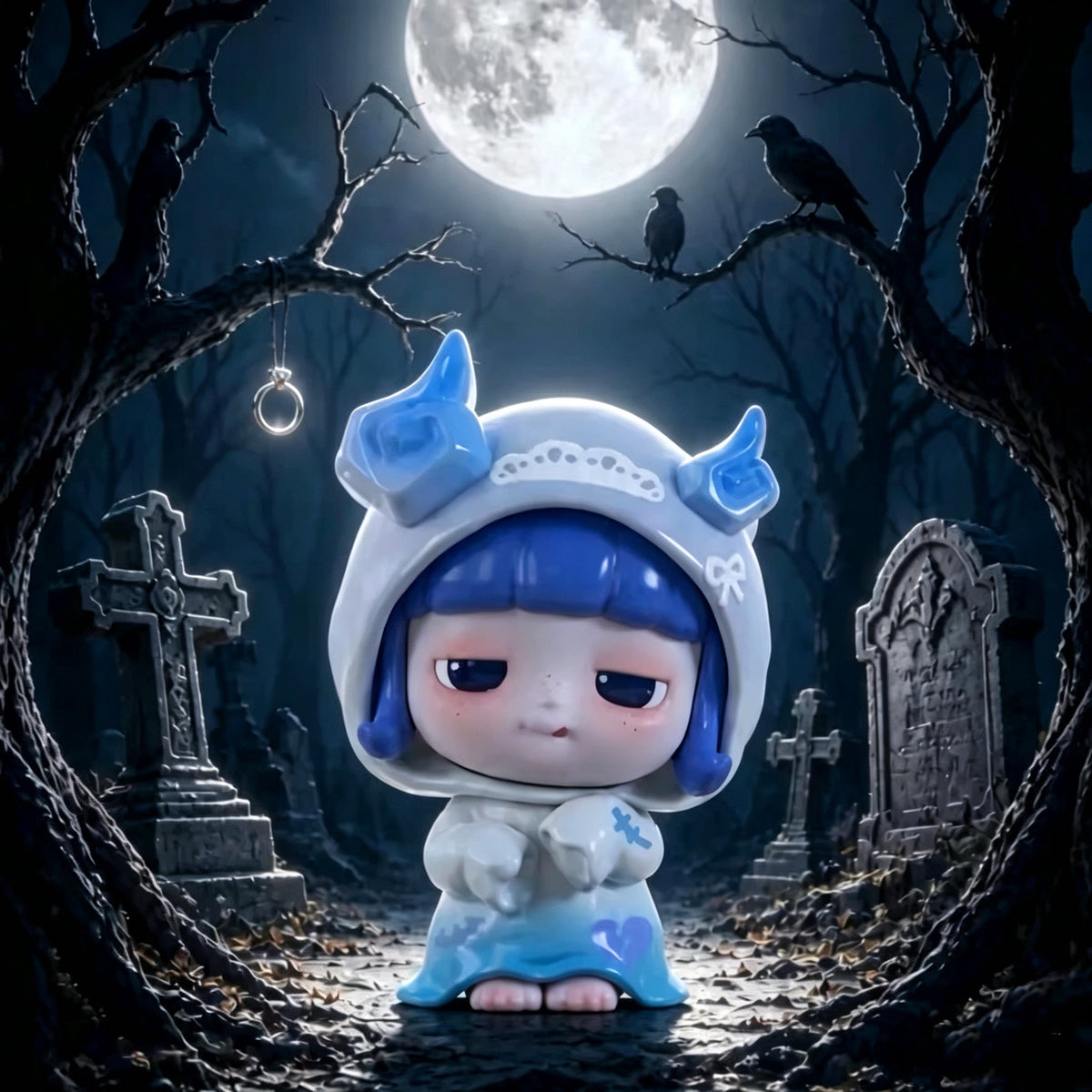 Xingxing Ghost Street Style Series Mini Bean Figures