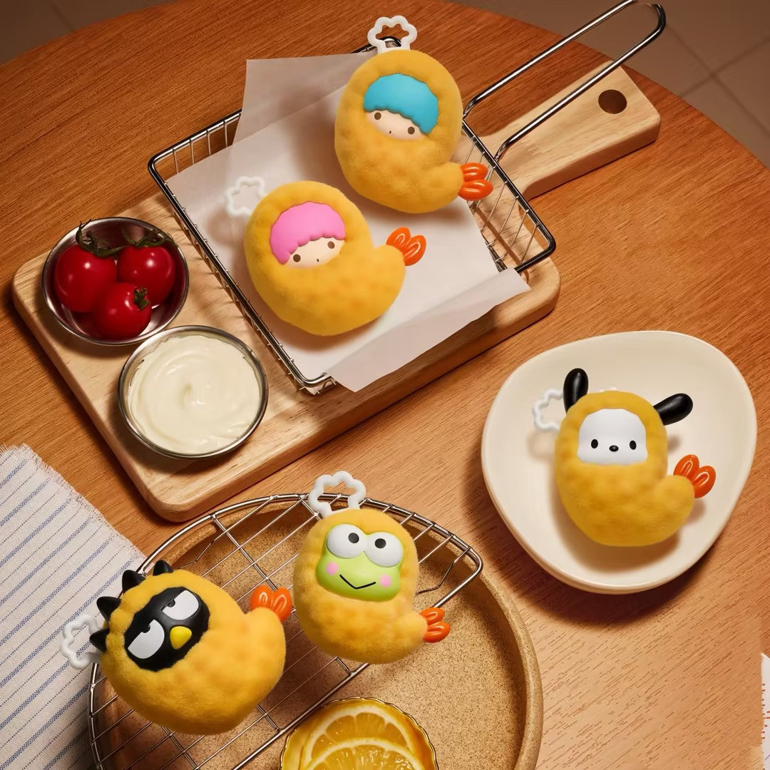 POP BEAN Sanrio characters Fried Shrimp Series Mini Bean Figures