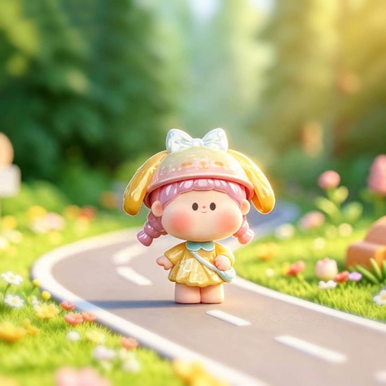 Mimi-Bobo Let's Go Out Today Series Mini Bean Figures