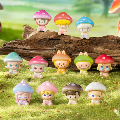 POP BEAN Mushrooms Elves Series Figures