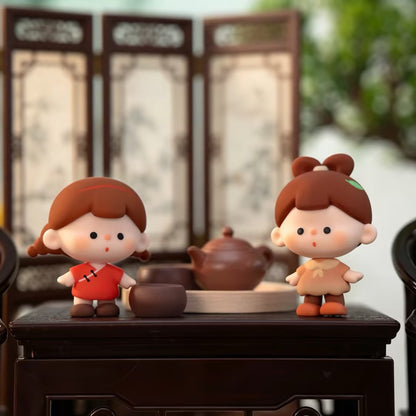 Vuuyoo - A - Scroll of Elegance  Mini Bean Figures