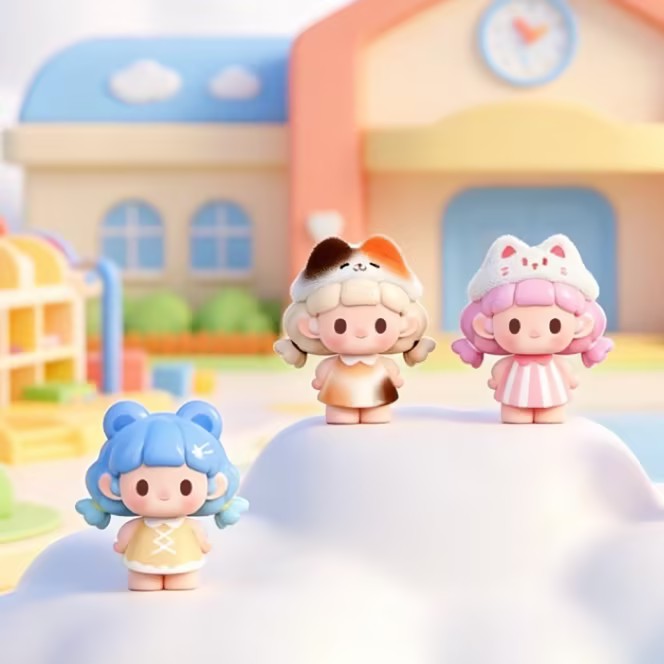 Ti-ti Cloud Kindergarten Series Mini Bean Figures