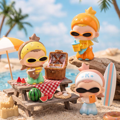 KUNY Street Vibe Gals Series Mini Bean Figures